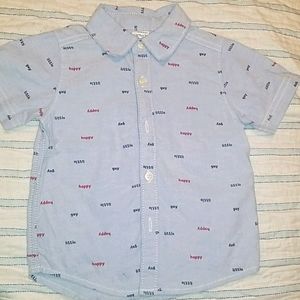 Baby boy button down shirt